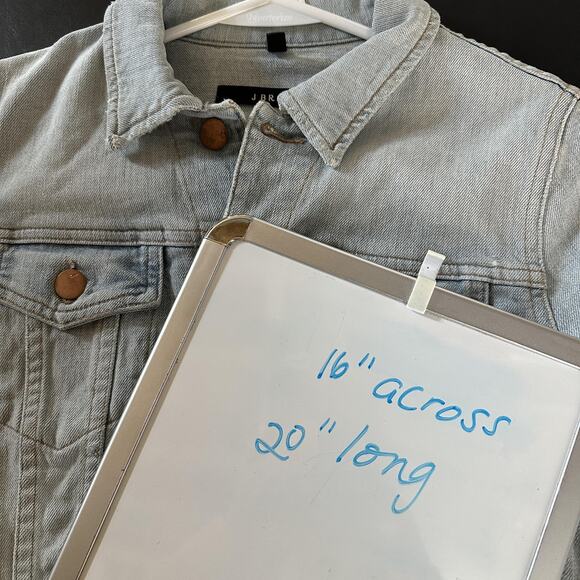 J Brand Jacket Womens XS Denim Atomic Stretch Button Up Distressed 40503225 - Picture 13 of 13